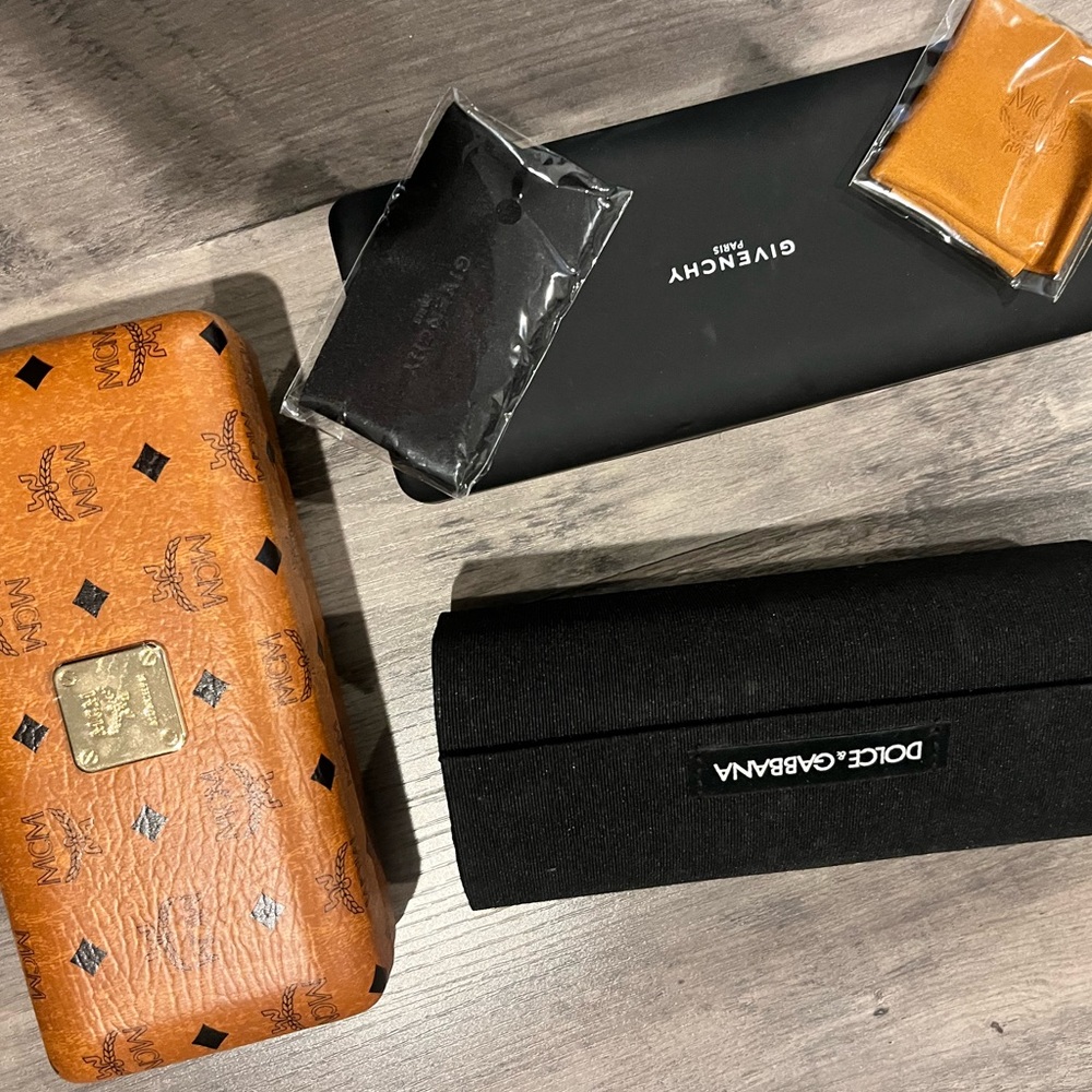 3 sunglasses cases, never used